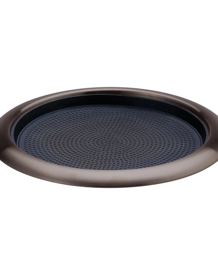 Khay Chống Trượt Service Ideas TR119RIDT 27.9 cm - Lót Cao Su Tháo Rời, Màu Xám Đậm