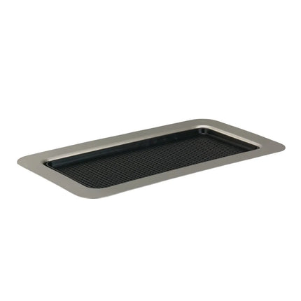 Khay Chữ Nhật Chống Trượt Service Ideas TR137RI 34.3 cm x 19.1 cm Bề Mặt Mờ