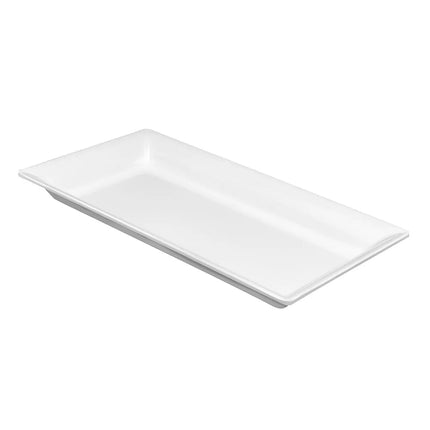 Khay Chữ Nhật Melamine American Metalcraft MEL19 36.2 cm x 19.1 cm, Trắng