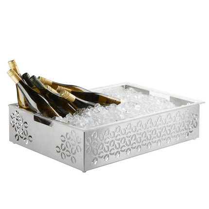 Khay Đá Chữ Nhật Rosseto SM264 67.3 cm x 47 cm x 17.8 cm, Inox