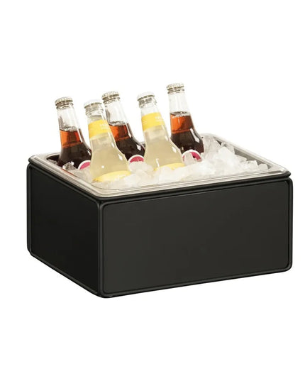 Khay Đá Hình Chữ Nhật Cal-Mil 23709-10-13 33 cm x 26.7 cm x 17.8 cm, Kim Loại Đen