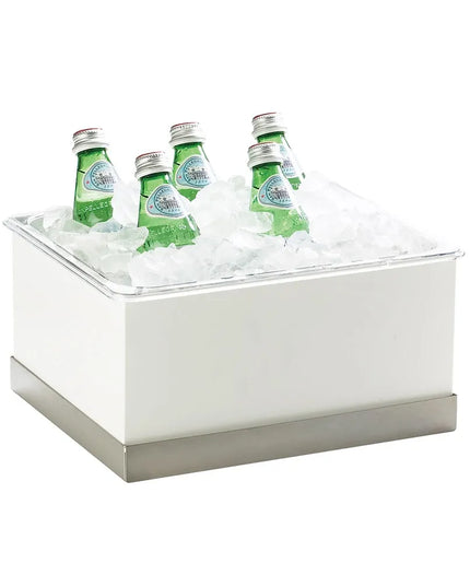 Khay Đá Hình Chữ Nhật Cal-Mil 3005-10-55 31.1 cm x 25.4 cm x 16.5 cm, Nhựa Inox