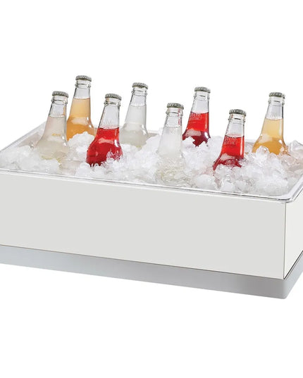 Khay Đá Hình Chữ Nhật Cal-Mil 3005-12-55 51.4 cm x 31.1 cm x 15.9 cm, Trắng Inox