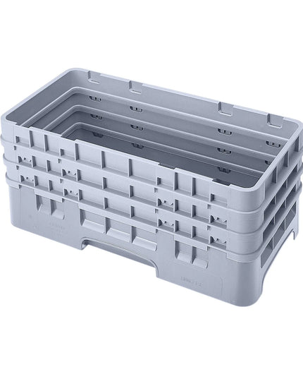 Khay Đế Camrack Cambro HBR712151 Nửa Khay, 3 Thanh Nối, Màu Xám Nhạt