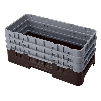 Khay Đế Camrack Cambro HBR712167 Nửa Khay, 3 Thanh Nối, Màu Nâu