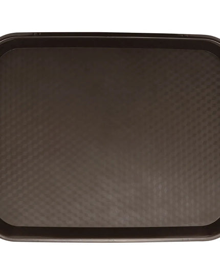 Khay Đồ Ăn Nhanh Nhựa GET 44.5 x 35.6 cm Nâu (FT-18-BR)