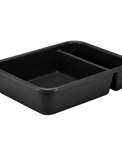 Khay Đựng Bát Đĩa Cambro 1621CBP110 Cambox® 2 Ngăn 39.6 x 52.1 x 12.2 cm Đen