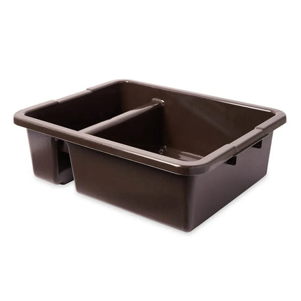 Khay Đựng Bát Đĩa Rubbermaid FG335000BRN 2 Ngăn 54.6 x 43.2 x 17.8 cm Nâu