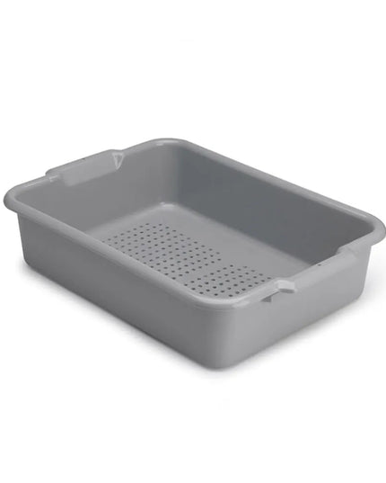 Khay Đựng Bát Đĩa Vollrath 52617 50.8 x 38.1 x 12.7 cm Lỗ Thoát Nước Xám