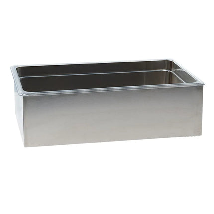Khay Đựng Đá Cal-Mil 22064-12-55 Kèm Khay Nhựa Trong - 50.8 cm x 30.5 cm x 15.2 cm, Khung Inox