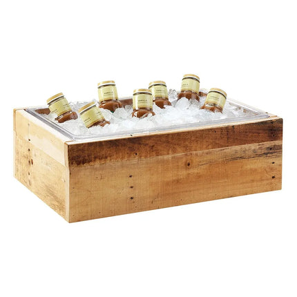 Khay Đựng Đá Chữ Nhật Cal-Mil 3360-10 - 33 cm x 27.9 cm x 16.5 cm, Nhựa Trong