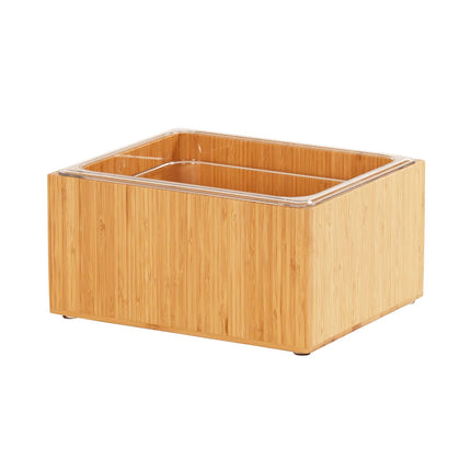 Khay Đựng Đá Chữ Nhật Cal-Mil 475-10-60 - 30.5 cm x 25.4 cm x 16.5 cm, Tre