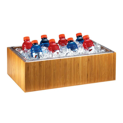 Khay Đựng Đá Chữ Nhật Cal-Mil 475-12-60 - 50.8 cm x 30.5 cm x 16.5 cm, Tre