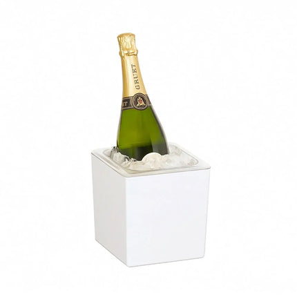 Khay Đựng Đá Chữ Nhật Cal-Mil 475-6-15 - 17.8 cm x 15.2 cm x 17.8 cm, Melamine, Trắng