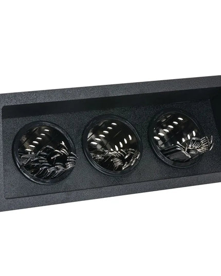 Khay Đựng Dao Muỗng Nĩa Âm Bàn Dispense-Rite FMSH-3BT 3 Ngăn 44.8 x 22.2 x 19.1 cm Nhựa Màu Đen