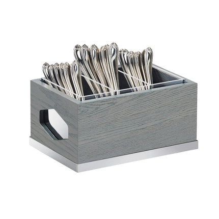 Khay Đựng Dao Muỗng Nĩa Cal-Mil 3811-83 3 Ngăn Gỗ Tần Bì