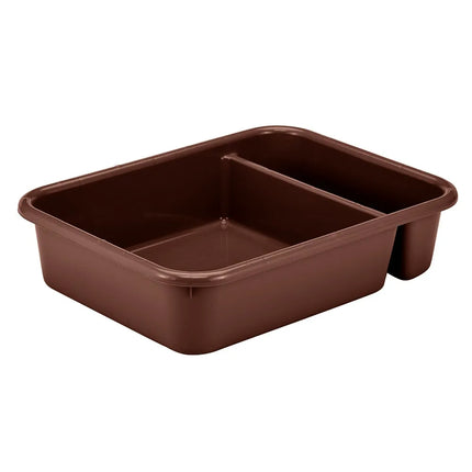 Khay Đựng Đồ Cambro Cambox® 1621CBP131 2 Ngăn 39.6 x 52.1 x 12.2 cm Màu Nâu Đậm