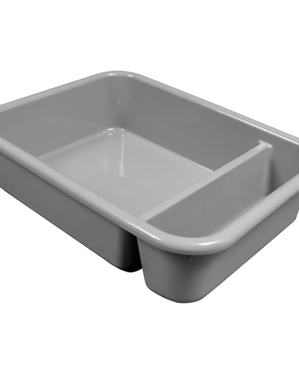 Khay Đựng Đồ Cambro Cambox® 1621CBP180 2 Ngăn 39.6 x 52.1 x 12.2 cm Màu Xám Nhạt