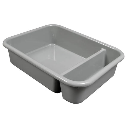 Khay Đựng Đồ Cambro Cambox® 1621CBP180 2 Ngăn 39.6 x 52.1 x 12.2 cm Màu Xám Nhạt
