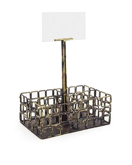 Khay Đựng Gia Vị Chữ Nhật 4 Ngăn Front Of The House TCS011GOI22 Sắt Đồng
