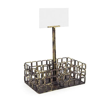 Khay Đựng Gia Vị Chữ Nhật 4 Ngăn Front Of The House TCS011GOI22 Sắt Đồng
