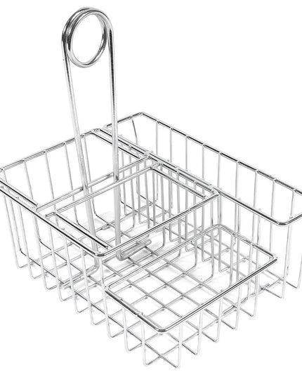 Khay Đựng Gia Vị Chữ Nhật 4 Ngăn GET 4-21696 - Mạ Chrome