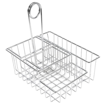 Khay Đựng Gia Vị Chữ Nhật 4 Ngăn GET 4-21696 - Mạ Chrome