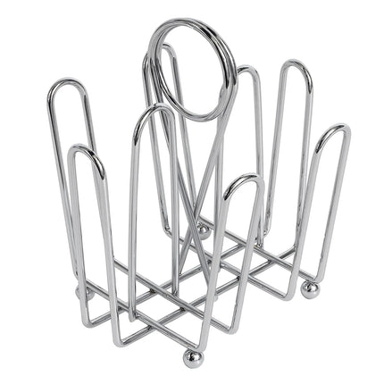 Khay Đựng Gia Vị Chữ Nhật 4 Ngăn Tablecraft 597C Dây Thép Mạ Chrome