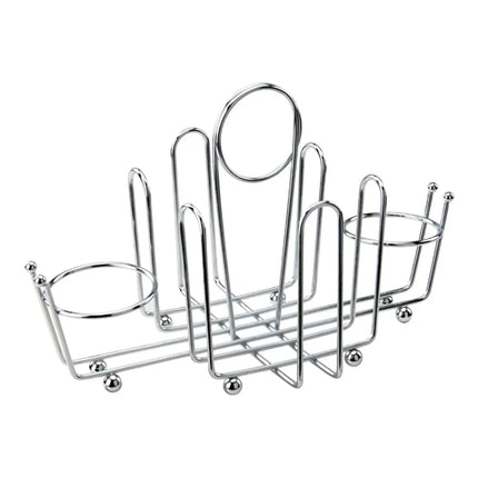Khay Đựng Gia Vị Chữ Nhật 4 Ngăn Winco WH-1 - Dây Kim Loại Mạ Chrome
