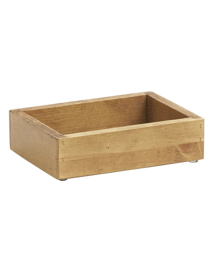 Khay Đựng Gia Vị Chữ Nhật Cal-Mil 3932-99 - 18.4 x 14 x 16.5 cm, Gỗ, Nâu