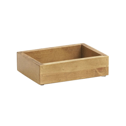 Khay Đựng Gia Vị Chữ Nhật Cal-Mil 3932-99 - 18.4 x 14 x 16.5 cm, Gỗ, Nâu