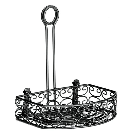 Khay Đựng Gia Vị Nửa Vòng Tablecraft BK259512 Kim Loại Đen