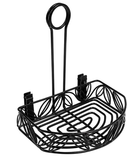 Khay Đựng Gia Vị Nửa Vòng Tròn American Metalcraft CRL86 - Sắt Rèn, Đen