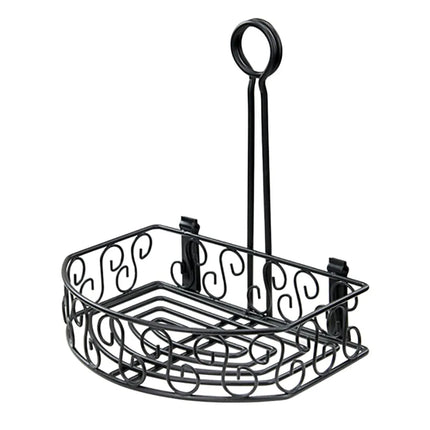 Khay Đựng Gia Vị Nửa Vòng Tròn Winco WBKH-6SB - Dây Kim Loại, Đen