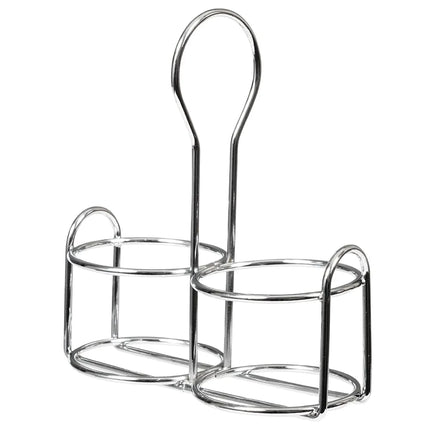 Khay Đựng Gia Vị Oval 2 Ngăn American Metalcraft MCADDY - Inox