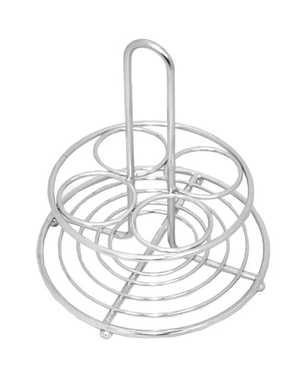 Khay Đựng Gia Vị Tròn 4 Ngăn Service Ideas STOH4 Thép Không Gỉ