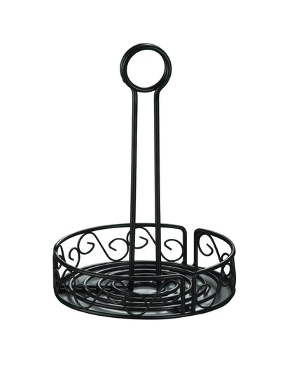 Khay Đựng Gia Vị Tròn American Metalcraft WBCC6 Sắt Rèn Đen
