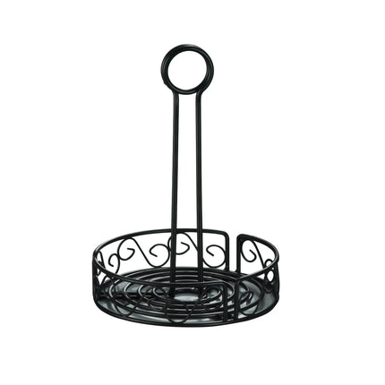 Khay Đựng Gia Vị Tròn American Metalcraft WBCC6 Sắt Rèn Đen