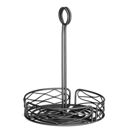 Khay Đựng Gia Vị Tròn Tablecraft BK1780 Kim Loại Đen