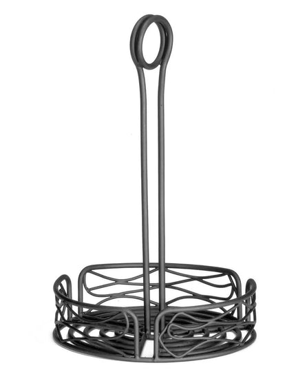 Khay Đựng Gia Vị Tròn Tablecraft BK2780 Kim Loại Đen