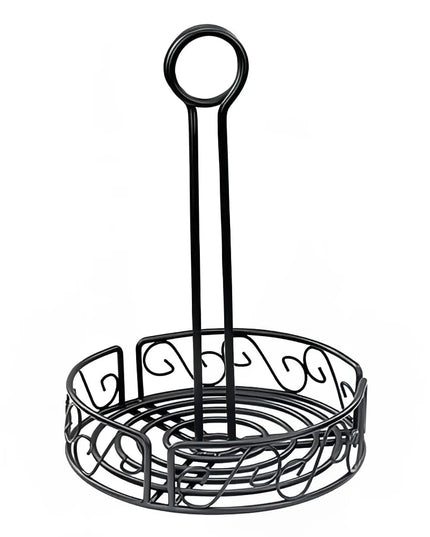 Khay Đựng Gia Vị Tròn Winco WBKH-6R - Dây Kim Loại, Đen