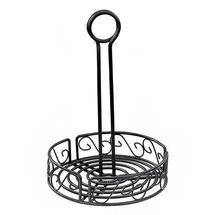 Khay Đựng Gia Vị Tròn Winco WBKH-6R - Dây Kim Loại, Đen