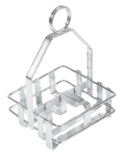 Khay Đựng Gia Vị Vuông 3 Ngăn Winco WH-7 - Kim Loại Mạ Chrome