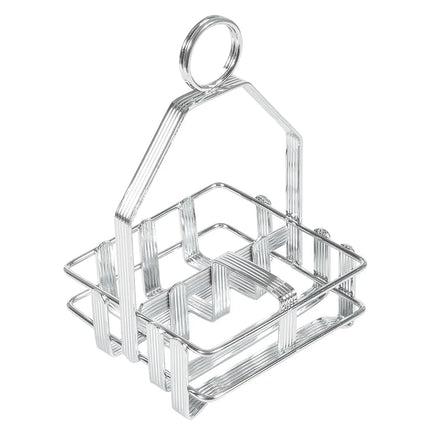 Khay Đựng Gia Vị Vuông 3 Ngăn Winco WH-7 - Kim Loại Mạ Chrome