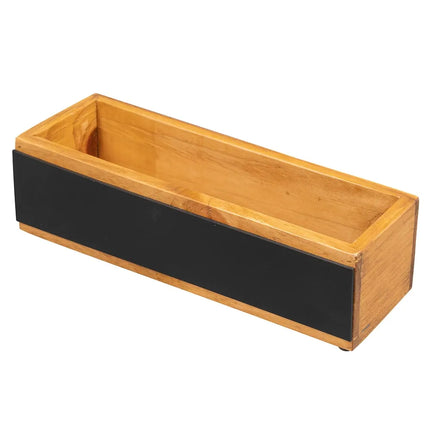 Khay Đựng Ly Thử Cal-Mil 3058 Có Thể Viết Lên 26 x 8.3 x 7 cm Gỗ
