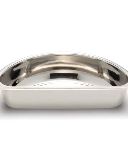 Khay Đựng Thức Ăn Tròn Bon Chef 12007 Nửa Cỡ Inox