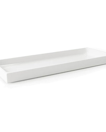Khay Đựng Thực Phẩm Chữ Nhật Elite Global Solutions M6151-W Melamine Trắng 38.1 x 15.2 x 2.5 cm