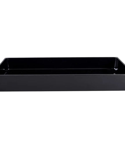 Khay Đựng Thực Phẩm Chữ Nhật Elite Global Solutions M6152-B Melamine Đen 38.1 x 15.2 x 2.5 cm
