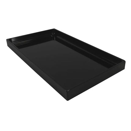 Khay Đựng Thực Phẩm Chữ Nhật Elite Global Solutions M8151-B Melamine Đen 38.1 x 20.3 x 2.5 cm