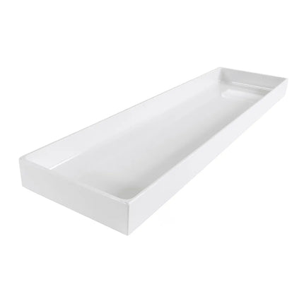 Khay Đựng Thực Phẩm Chữ Nhật Elite Global Solutions M8302-W Melamine Trắng 76.2 x 20.3 x 5.1 cm